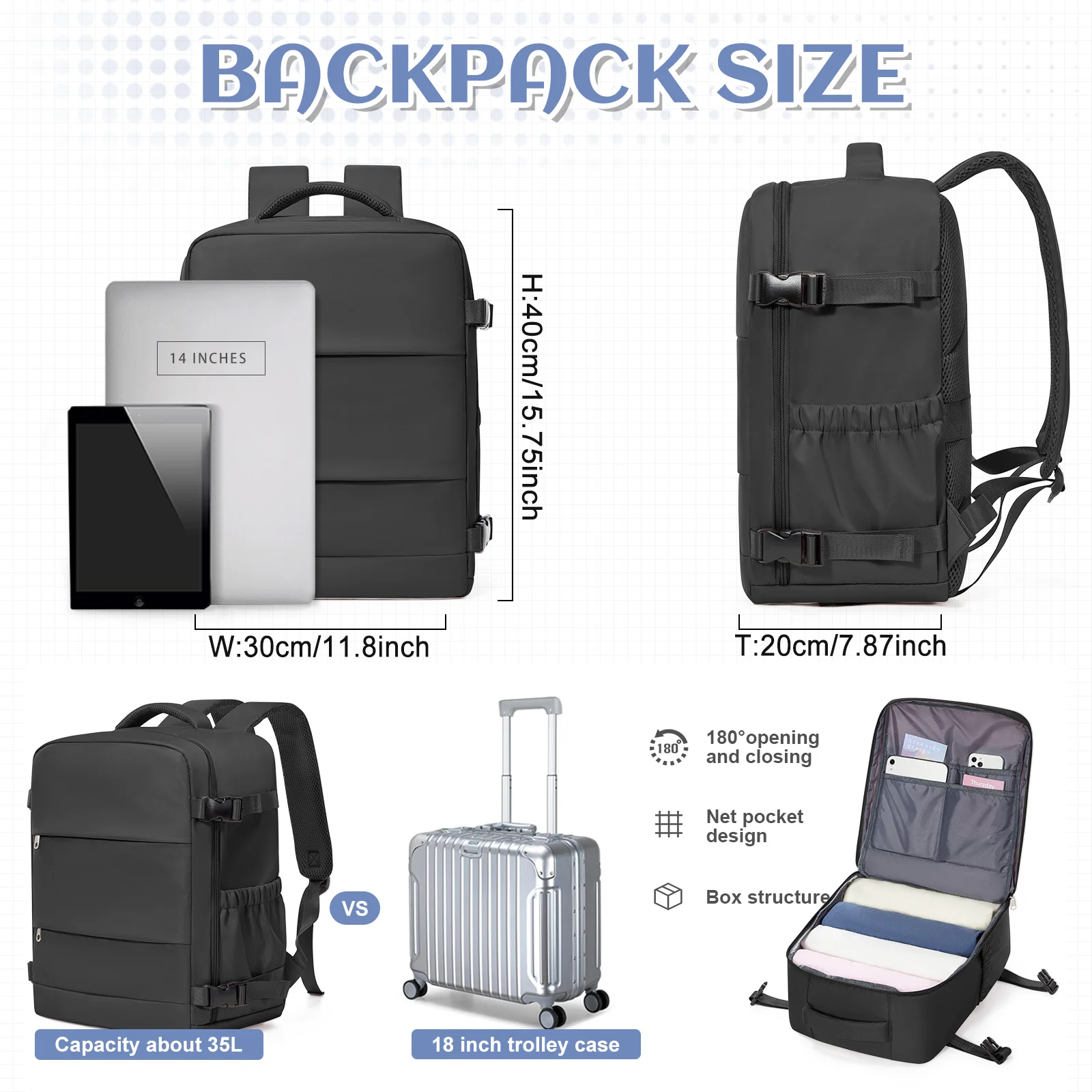 Travel Storage Cabin Backpack 2