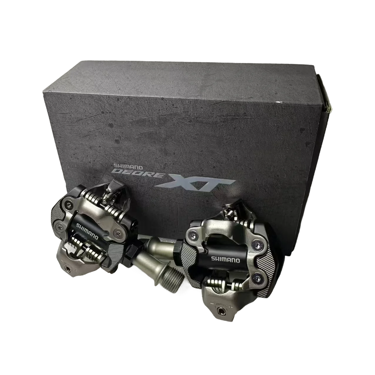 시마노 XT PD M8100 페달 GRX PD-M8100 UG 산악자전거 MTB SPD 페달 양면 듀얼 사이드드 페달 (크로스컨트리 라이딩 및 레이스/사이클로크로스용)
