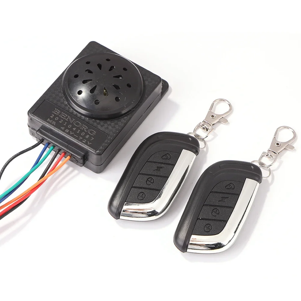 Sistema di allarme Ebike 36V 48V 60V 72V con due interruttori per bicicletta elettrica/scooter moto triciclo e bici/controller brushless - immagine 4