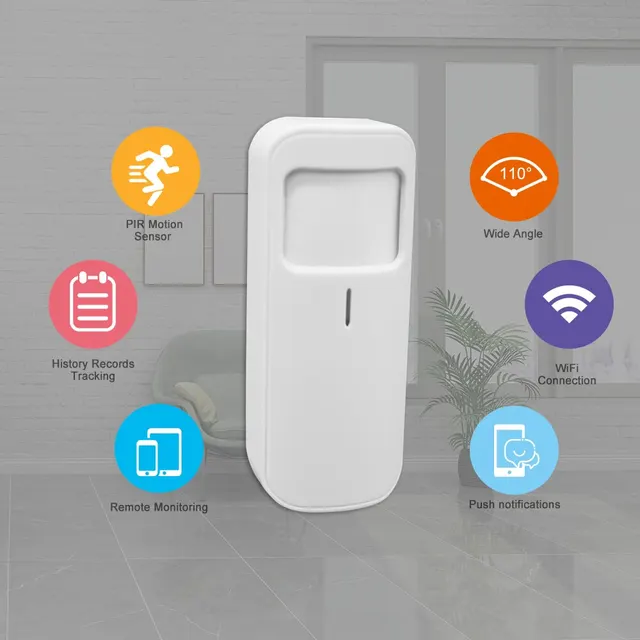 Tuya WIFI PIR Motion Sensor Wifi Movement Detector Infrared Human Presence Sensor Smart Life Wireless Home Security System 3