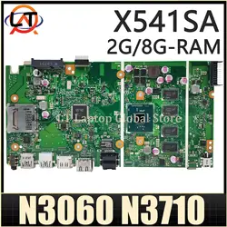 X541SA Laptop Motherboard For ASUS X541SA X541S F541S A541S Notebook Mainboard CPU N3710 X5-E800 RAM-4GB 100% tested work