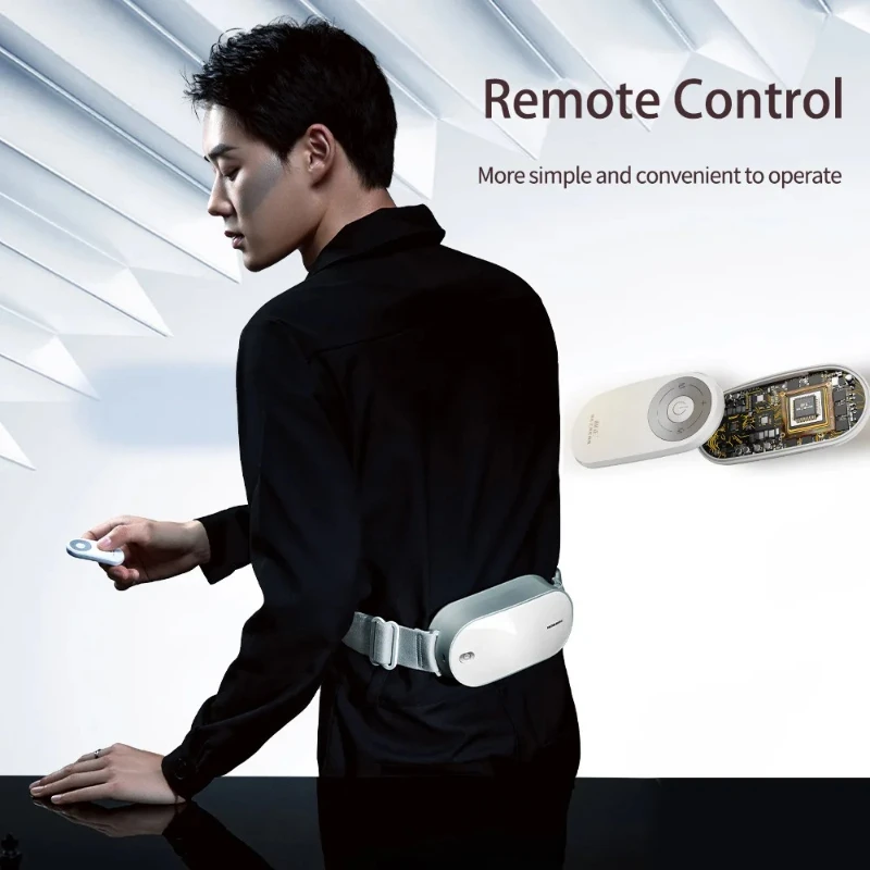 Wireless Portable Premium Multi-function Massager Relaxing Warmth Pounding Waist Back And Legs Massager for Home And Office Use