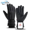 GOBYGO 1Pair Winter Ski Gloves Thickened Cold Non-slip Waterproof Touch Screen Gloves Extended Wrist Riding Ski Gloves Men Women 1