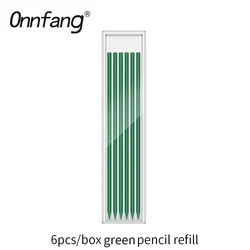 Solid Carpenter Mechanical Pencil with Integrated Sharpener (Green lead)