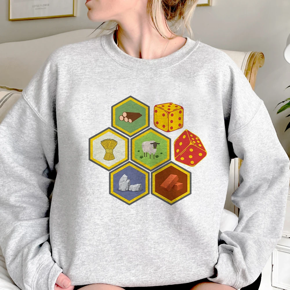 Catan hoodies women Kawaii sweat y2k Korean style gothic sweater pulls women Winter  sweater