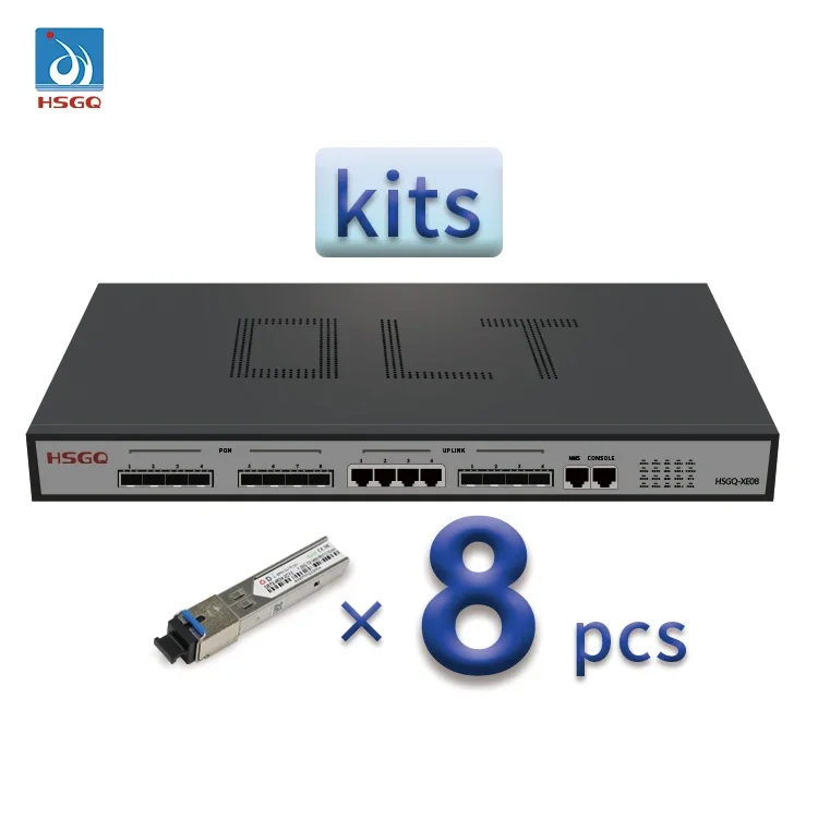 

Фонарь olt 8 pon olt PX + hsgq gpon KIT, совместимый с HUAWEIi ZTEe VSOLl sfp модуль 10G