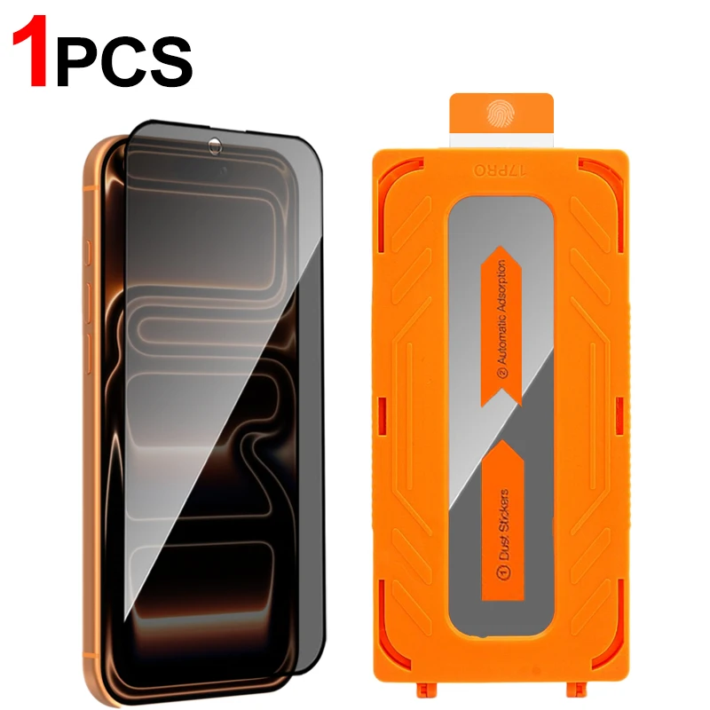 Anti-Spy Tempered Glass Privacy Screen Protector with Auto Alignment Kit
