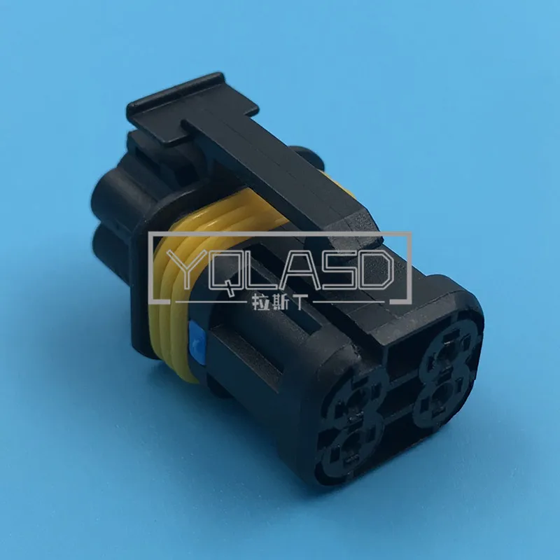 1 Set 4 Way 18164.000.002 Car Starter Plug Cable Socket Waterproof Connector For Car