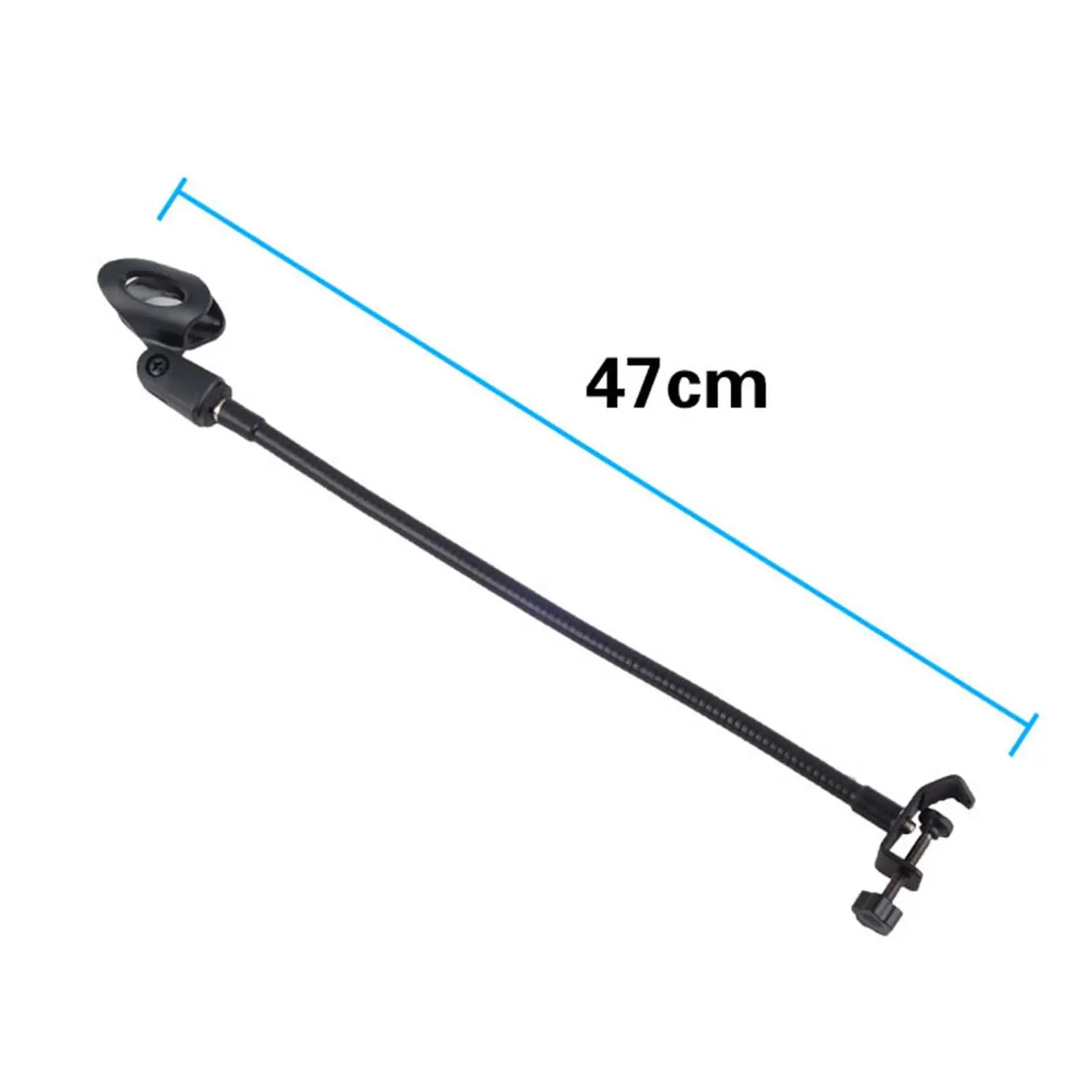 Microphone Stand,Flexible Gooseneck Desktop Mic Stands Holder with Heavy Duty Desk Clamp