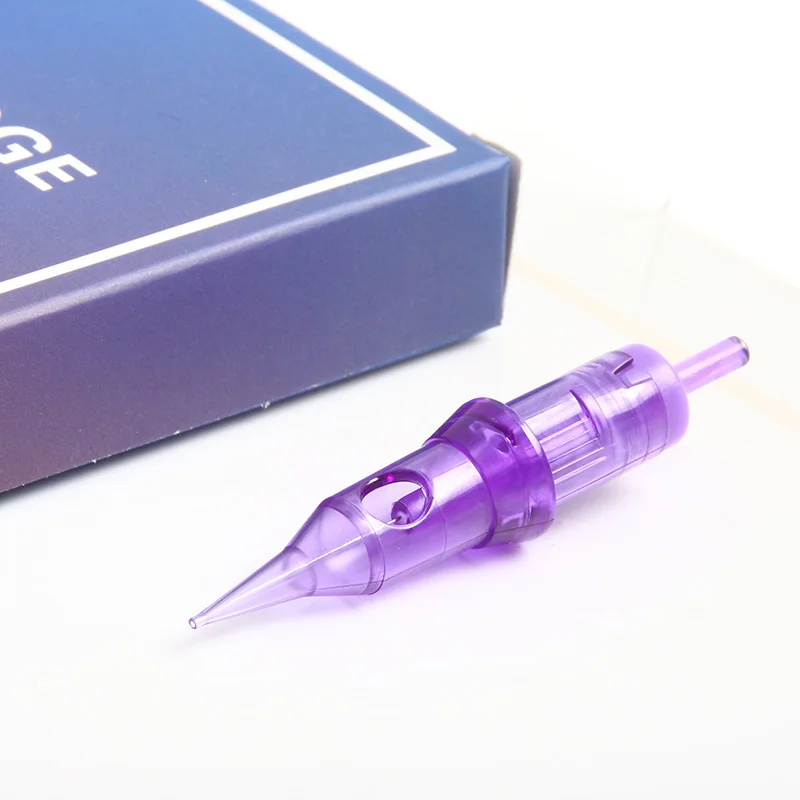 10pcs/Box Tattoo Needles Cartridge Disposable Sterilized Safety Needle RS/RL/RM/M1 With Membrane For Tattoo Rotary Machines 3