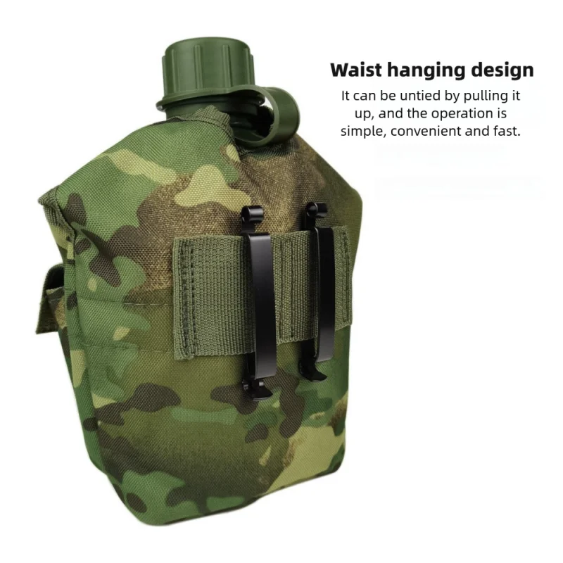 Sports Water Bottle 2/3/4-Pack Camo Tactical Water Bottles Military-Grade Survival Canteens Outdoor Hiking And Camping