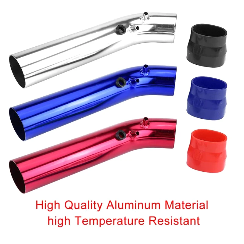 New 76mm Car Refitted Winter Mushroom Head Air Filter Intake Pipe Filter High Flow High Cold Air Aluminum Pipe Kit