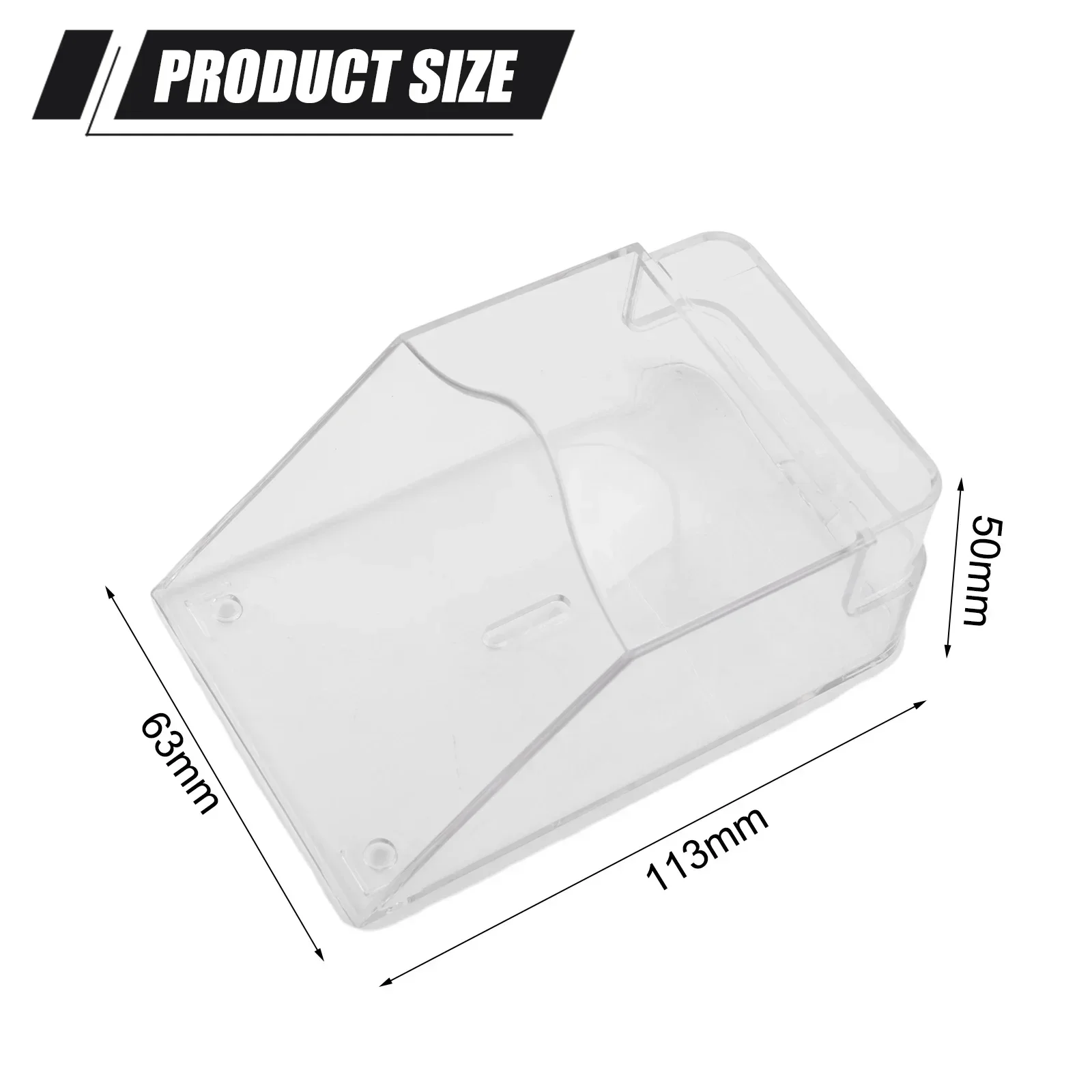 Outdoor Doorbell Cover Waterproof Rainproof Case Wireless Doorbell Cover Safe Protector Access Control Shell 111*63*52m wireless doorbell cover