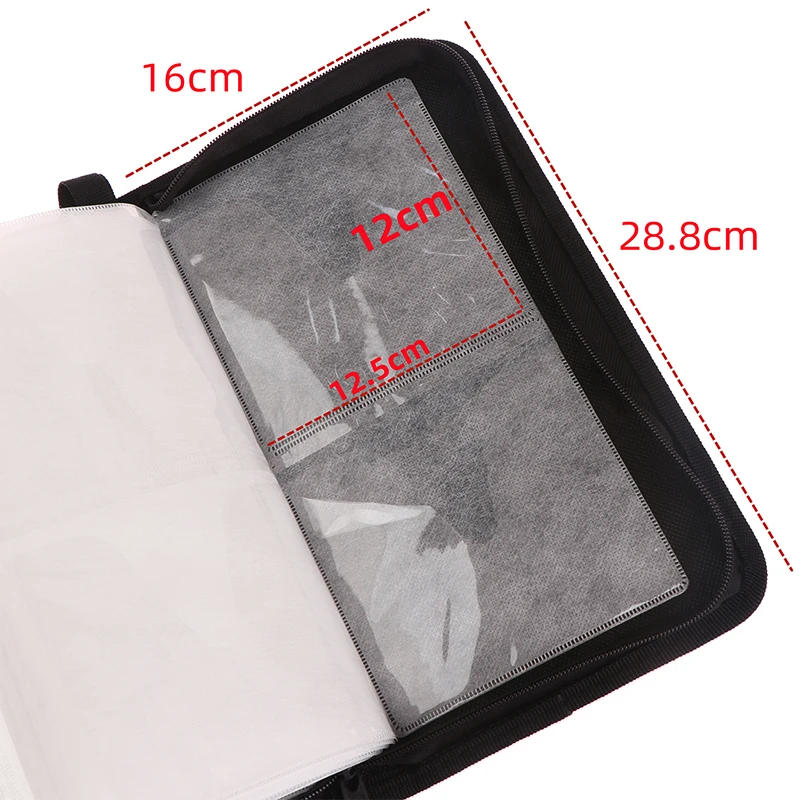 Carry Box Handbag With Zipper Album Organizer 80-Sheets Car CD Case Disc Dvd Storage Bag Sleeves Holder Case 28.5 * 15.5 * 4.8cm cd dvd storage bag cd dvd storage case