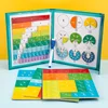 Children Magnetic Fraction Learning Math Toys Wooden Fraction Book Set Parish Teaching Aids Arithmetic Learning Educational Toys 6