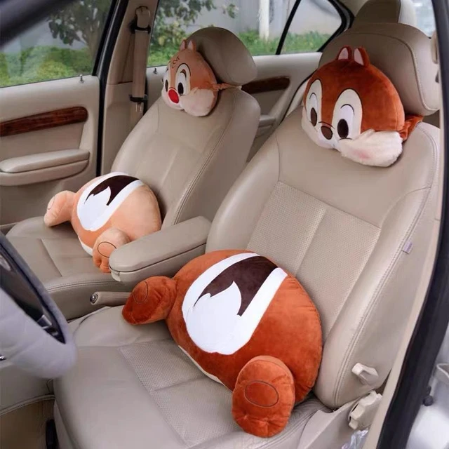 Disney Cute Chip 'n' Dale Car Seat Headrest Neck Pillow Shoulder