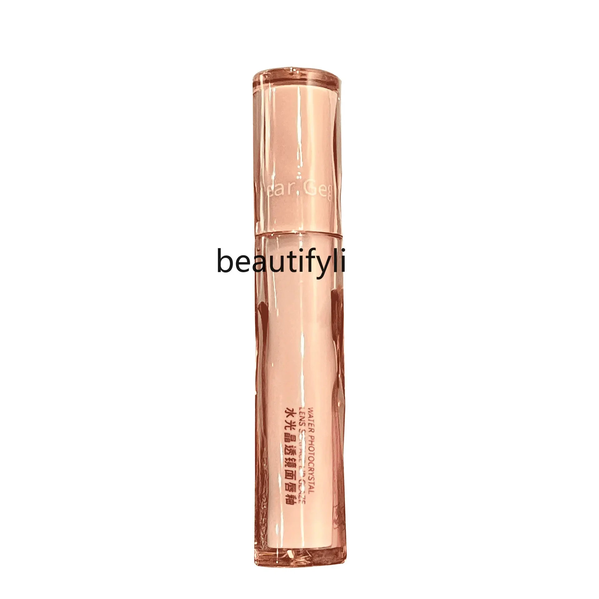 

yj Water Crystal Transparent Mirror Lip Lacquer Rich Moist Lock Color Pseudo Plain Face White Glass Lip