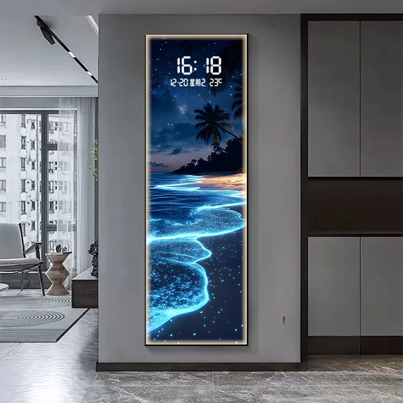 Art Mural Wall Clocks Modern Led Interior Luxury Aesthetic Fashion Wall Watch Design 5