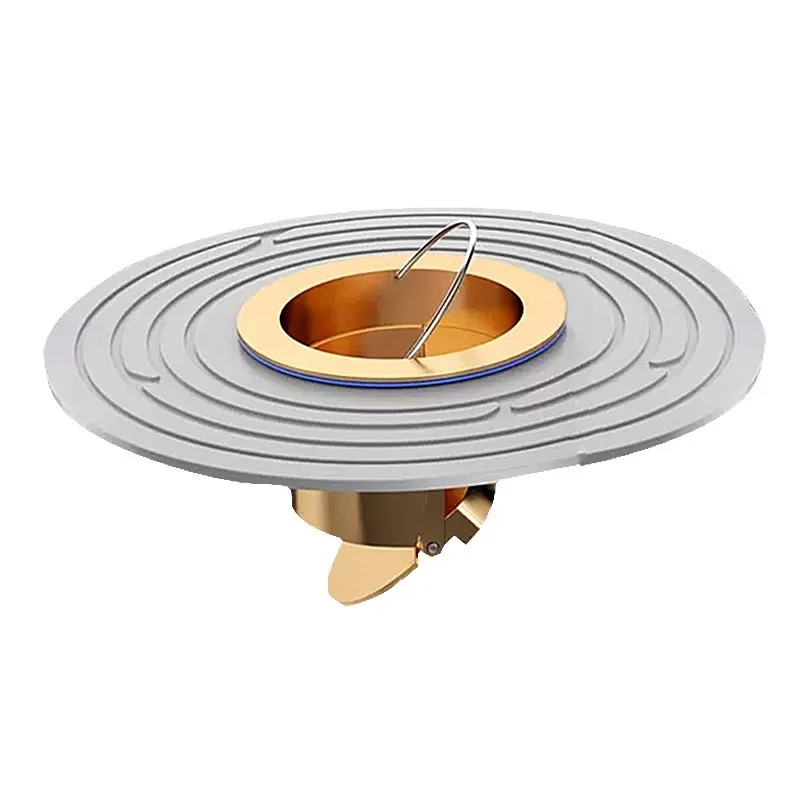 Floor Drain Filter Bathroom Drain Sink Strainer Shower Backflow Preventer Brass Core Fast Drainage Odor Insect Proof