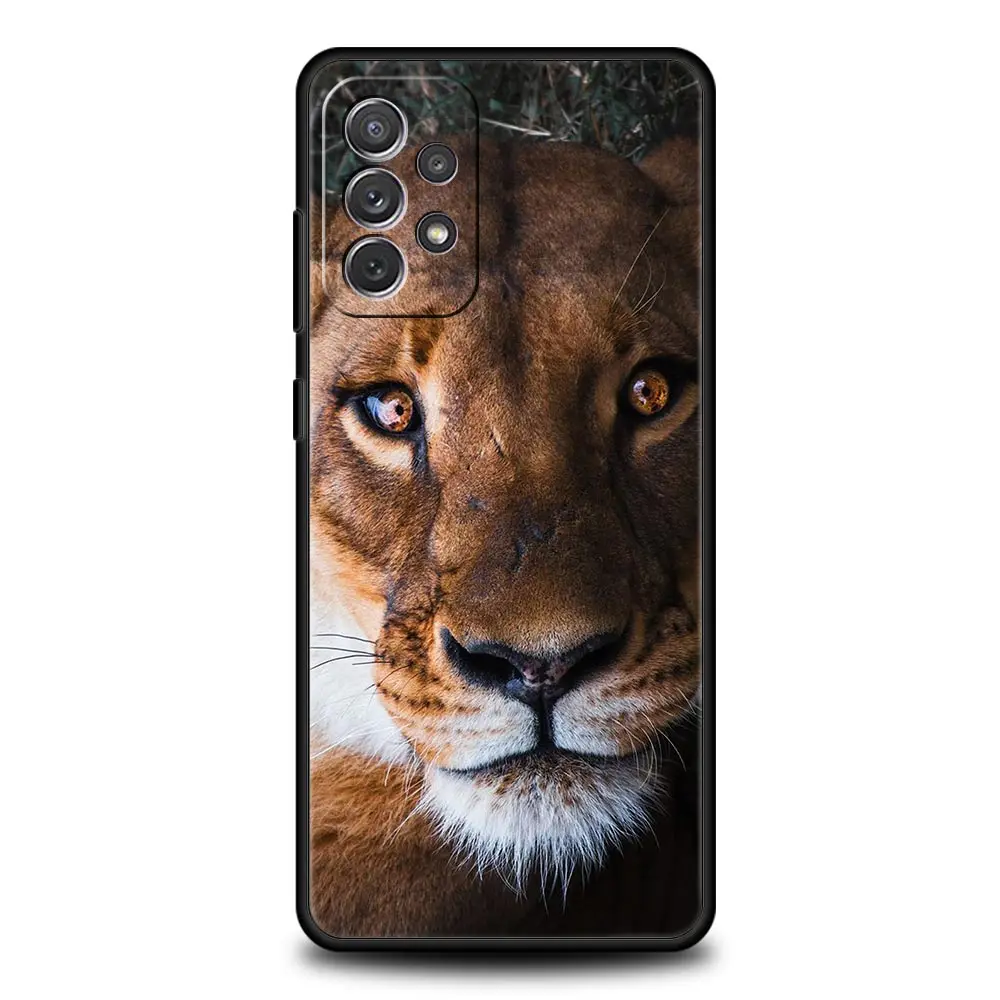 Lion Alpha Male Cub Design Phone Case