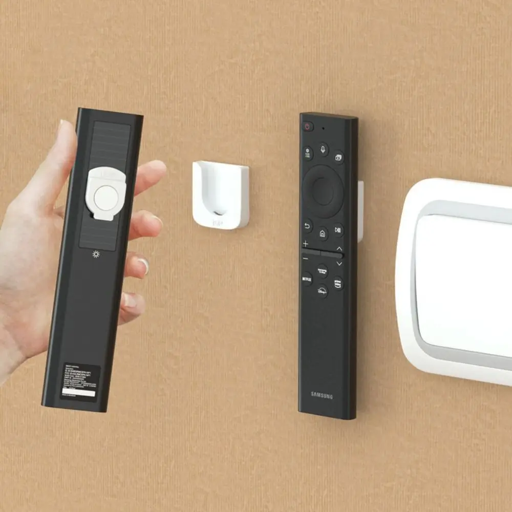 Description Picture 4 of item4Pcs Wall-mounted Magnetic Remote Control Holder Strong Self-Adhesive Magnet Holder Hook Hole-Free Storage Holder
