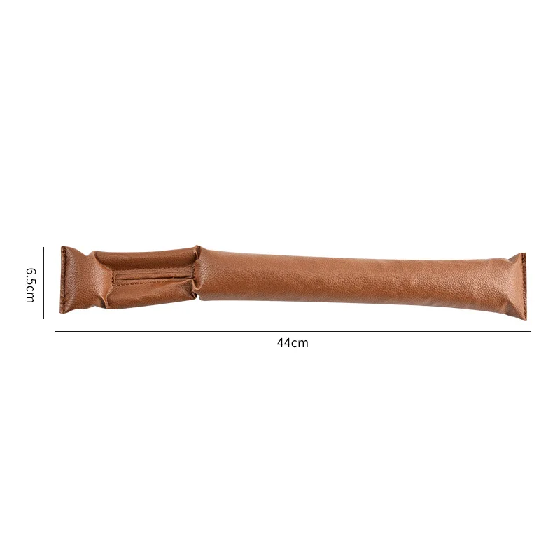 Car Seat Gap Filler PU Leather Sheer Styling Pad Plug Spacer Leak Proof Universal Interior