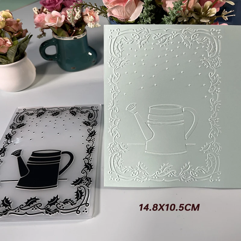 Crafts Plastic Embossing Folder Collection 3 DUOFEN Paper Embossing Flower Mold Christmas Birthday New Year day wedding plastic embossing folder embossing folder