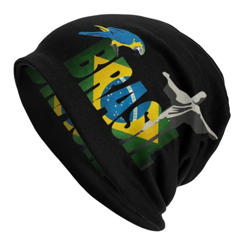 Benutzerdefinierte Brasilien Flagge Motorhaube Hut Stricken Hut Männer Frauen Coole Unisex Warme Winter Beanies Kappe – Detail 36