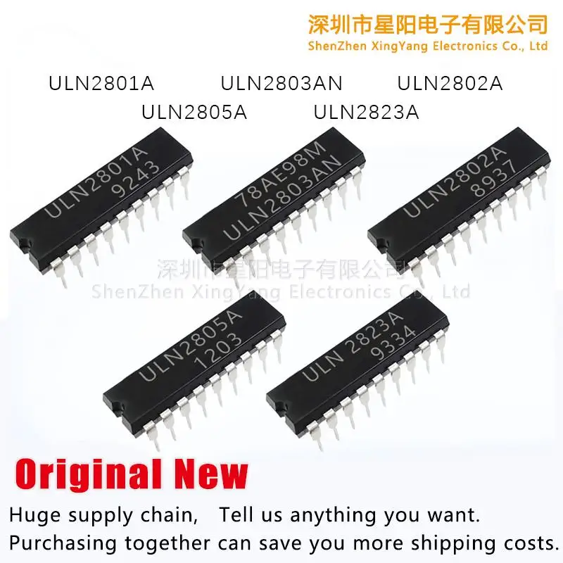 

Новый оригинальный ULN2823A ULN2803AN ULN2801A ULN2802A ULN2805A spot