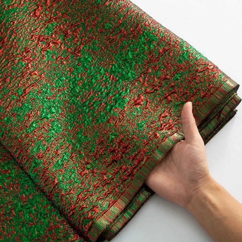 여성용 아프리카 브로케이드 자카드 레이스 원단, 프렌치 얇은 명주 그물 레이스, 5 야드 도금 원단, 파티 원피스 Y3693, 2024 하이 퀄리티