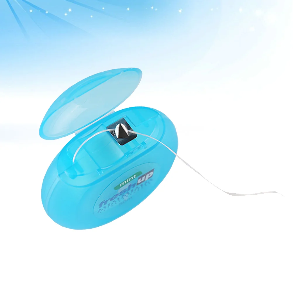 

1PC 50M Dental Floss Ultra Thin Flat Interdental Cleaner Micro Wax Mint Dental Flosser Random Style