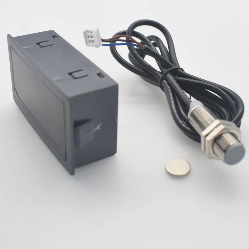Description Picture 6 of itemDC8-24V LED Tachometer RPM Speed Meter With Hall Proximity Switch Sensor NPN Speed Measuring Instruments