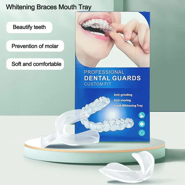Dental Braces Set Night Guards Anti-Snoring Teeth Whitening Braces With Orthodontic Tooth Box