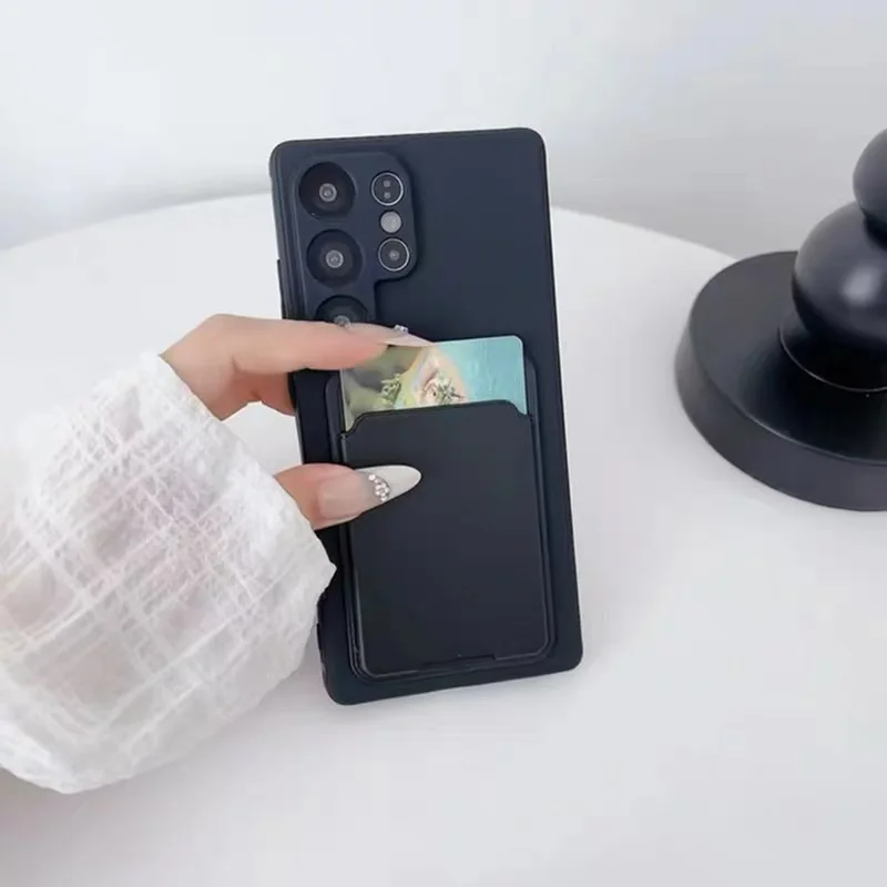 Luxury Cardholder Wallet Case - Ultra Thin Shockproof Soft Cover