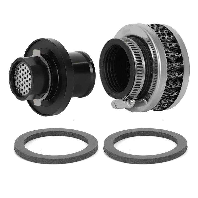 2ProngOilFillCapOneWayValveCoverCrankcaseBreatherKitwith