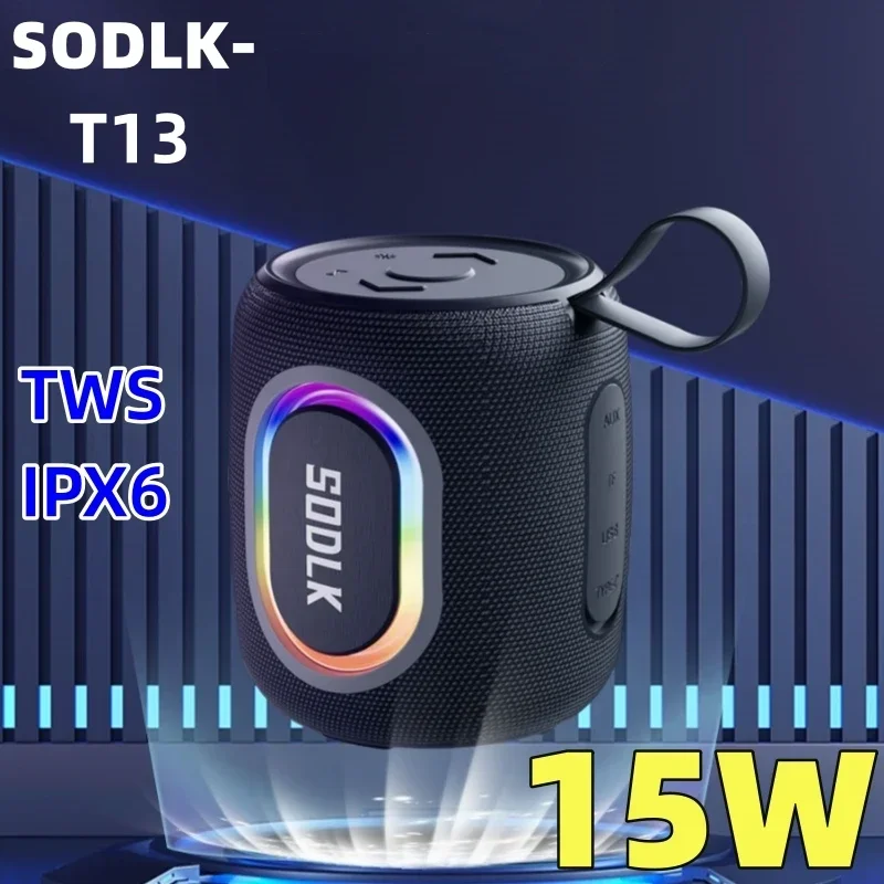 

Портативная Bluetooth-Колонка SODLK T13, 15 Вт