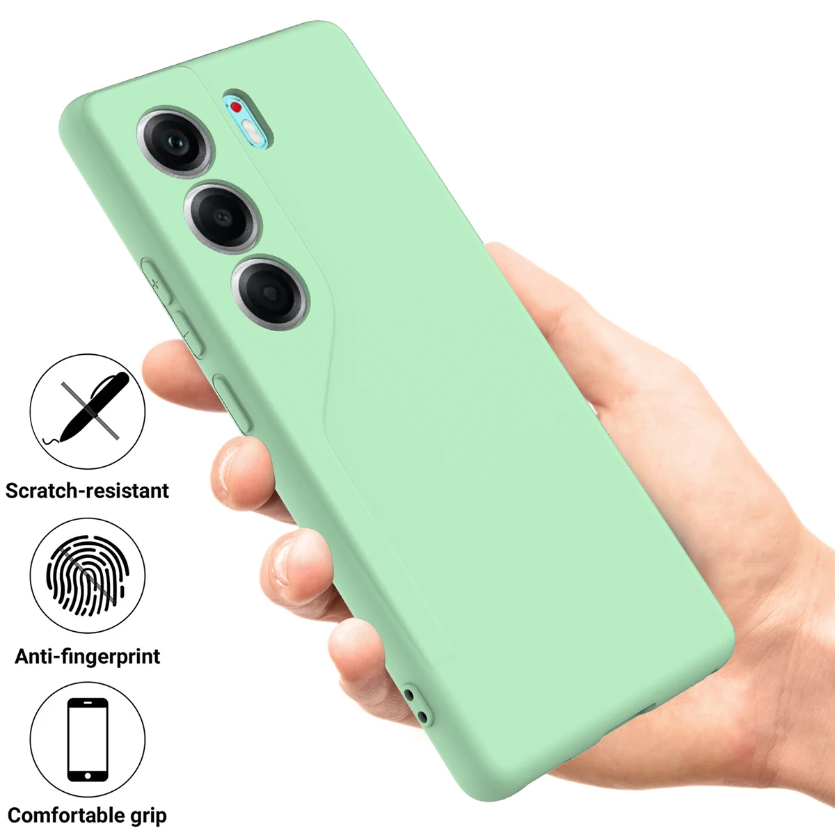 Premium Rugged Armor Silicone Case with Microfiber Lining