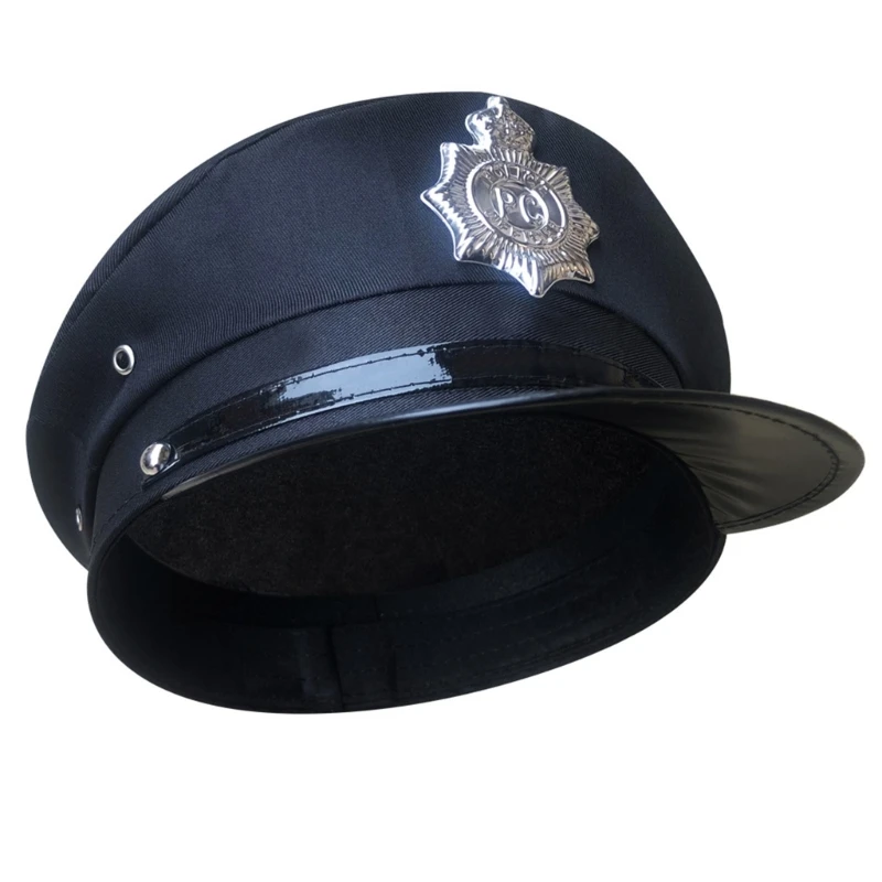 

Adult Hat Cosplay Cop Hat Hat Officer Hat Stage Performances Military