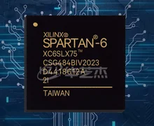 Puce de champ programmable, XC6SLX75 2CSG484I fpga, CSBGA 484