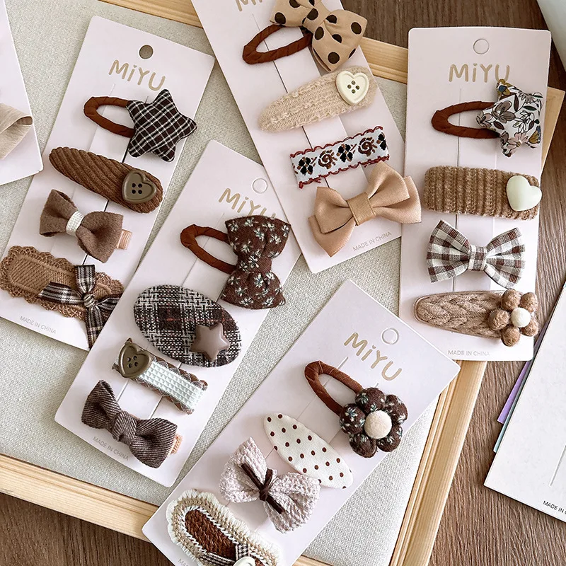 2025 Cute Bow Flower Hairpins Set Women Girls Children Hair Clips Pin Barrettes Accessories Hairclip Headwear Headdress Ornament – Detail 4