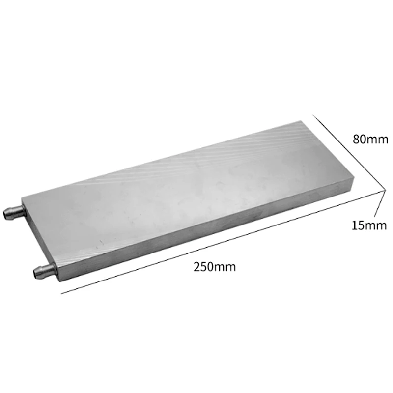 Radiador de Refrigeração de Água de Alumínio para pc Dissipador de Calor Processador Cpu Watercooler Líquido 80*160 mm 80125*250 mm - Imagem 5