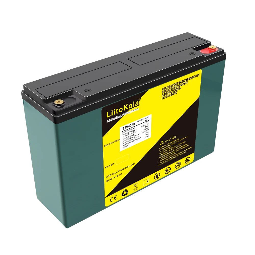 LiitoKala 12.8V40Ah литий-железо-фосфатный аккумулятор | AliExpress