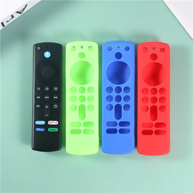 Silicone Protective Case for Fire TV Stick Remote - Drop-Proof, Dust-Resistant, Glow-in-the-Dark Cover