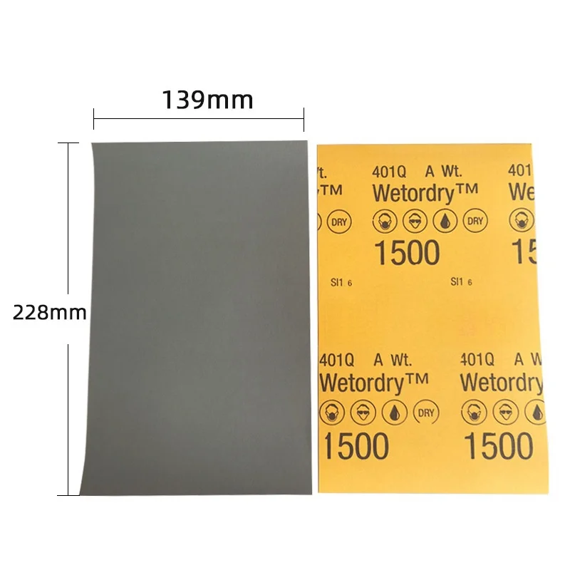5PCS Fine Sandpaper 1500/2000 Mesh Grit for Polishing Car Paint sandpaper set polish sand paper sandpaper tools