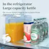 4L Outdoor Drinking Bucket Large-Capacity Transparent Water Storage Container Leak-proof PE Camping Water Tank Travel Supplies 5