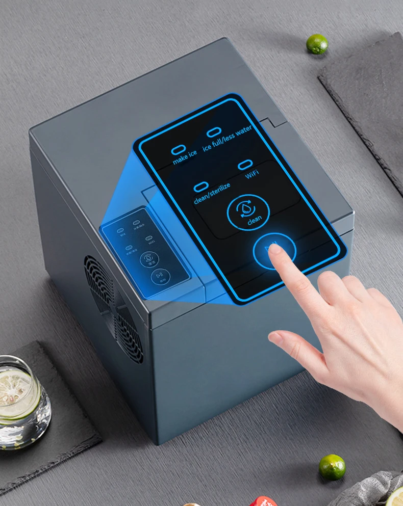 YYHC-Portable Making Machine Ice Makers Mini Compact Self-cleaning Home 12v Automatic Small Commercial