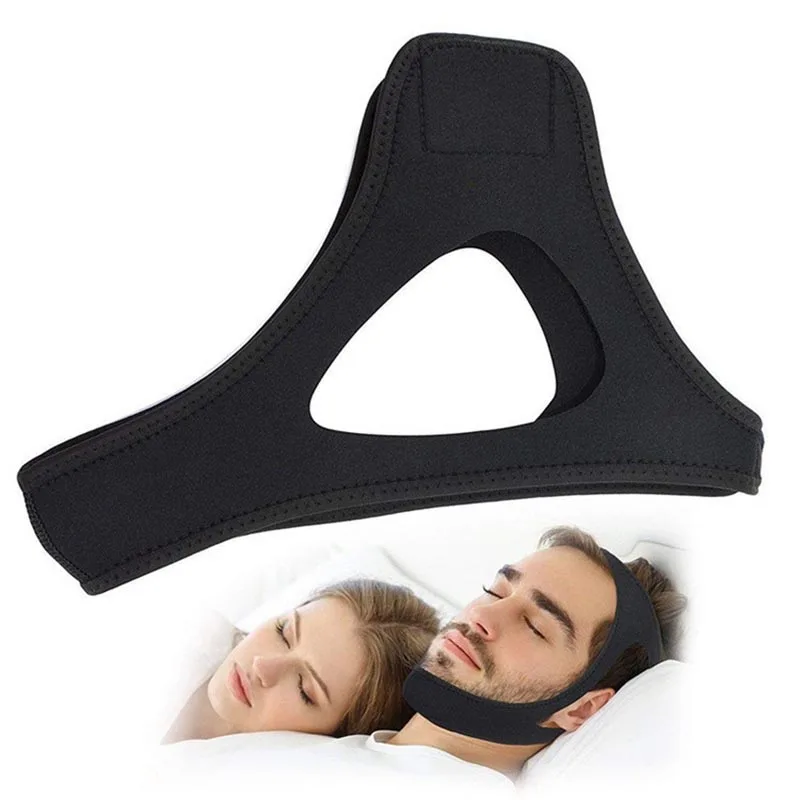 Anti Snoring Belt Triangular Chin Strap Mouth Guard for Women Men Sleep Aid
