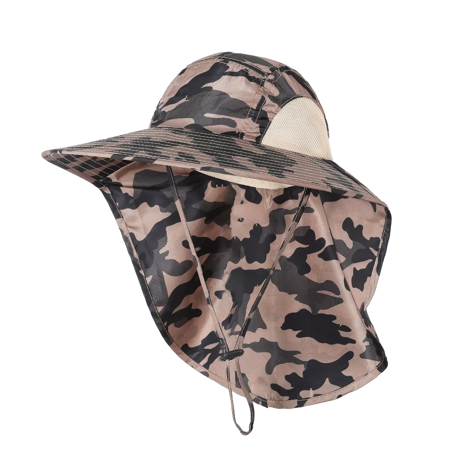 Cappello Baseball Militare Uomo In Cotone - Tesa Larga Protezione UV, Regolabile - 3