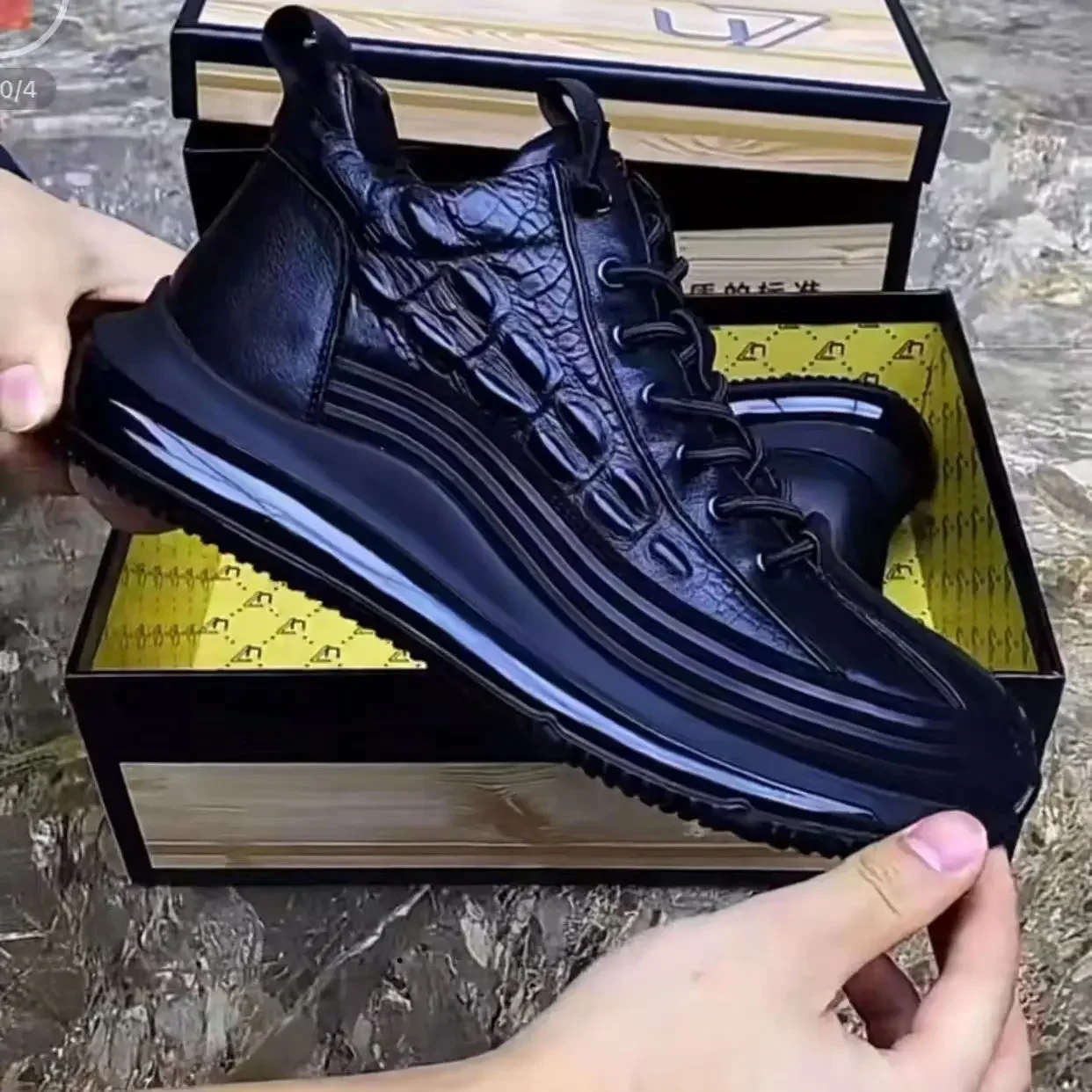 Men's Casual Shoes 2023 Fashion Thick Soled Shoes Low Top
