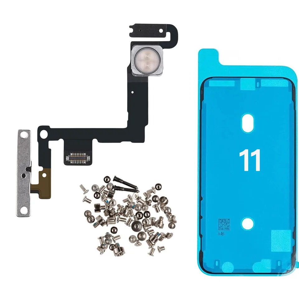 Câble Flex Bouton Power + Flash Pour IPhone X - Remplacement - Noir - Neuf Générique